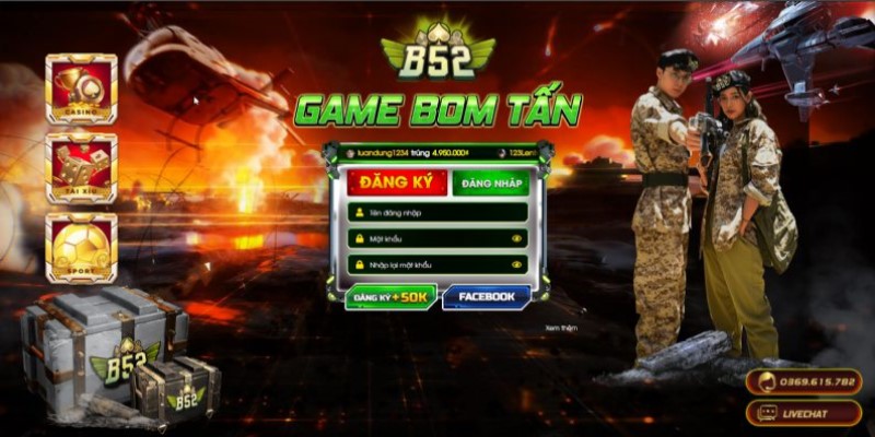 Đăng ký chơi tại B52 game đổi thưởng uy tín nhất Việt Nam