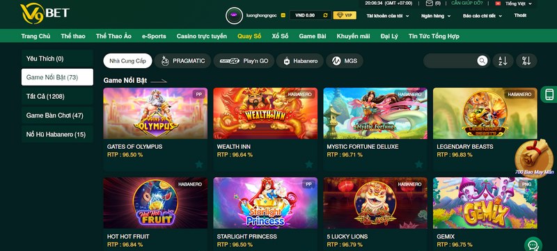 Game nổ hũ tại nhà cái V9BET với kho trò chơi khổng lồ