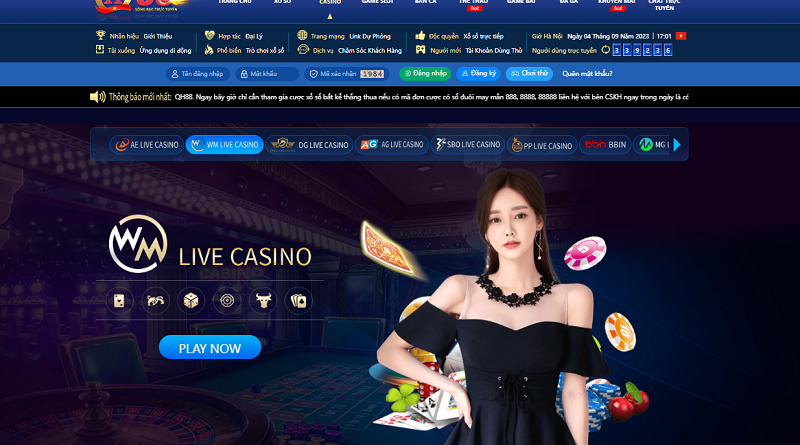 Tổng hợp các sản phầm nổi bật tại sảnh Live Casino QH88