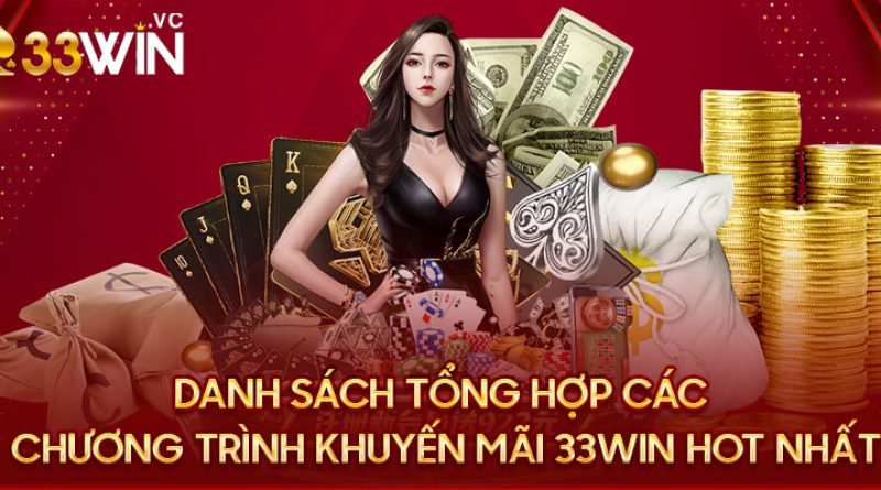 Tổng hợp các chương trình khuyến mãi 33win hot nhất 2023