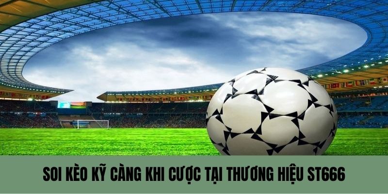 Soi kèo kỹ càng khi cược tại thương hiệu ST666