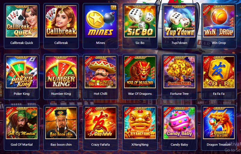 Slots game đa dạng