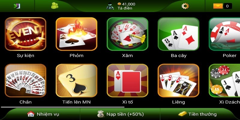 Một số game bài tại 69VN