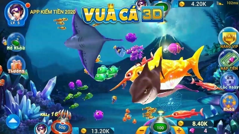 Phòng bắn cá đa dạng tại nhà cái 789WIN